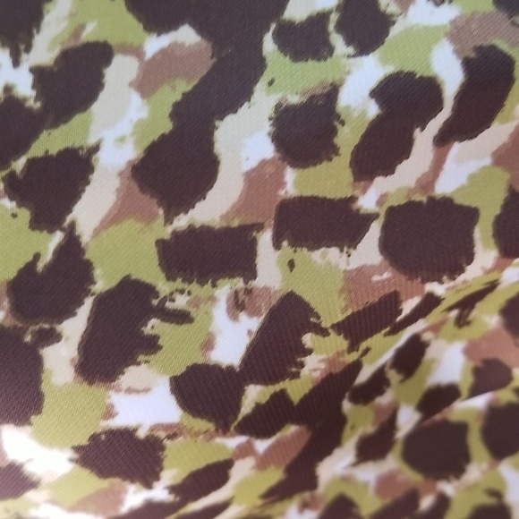 Kasper Brown and Black Short Sleeve Button Down Shirt - Picture 2 of 3